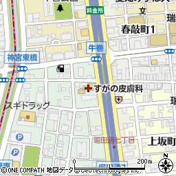 名古屋調理師専門学校周辺の地図