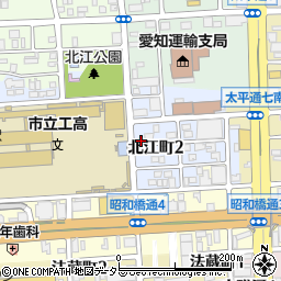 愛知県名古屋市中川区北江町2丁目16周辺の地図