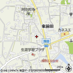 愛知県日進市浅田町西前田61周辺の地図