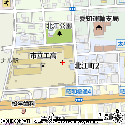 愛知県名古屋市中川区北江町周辺の地図
