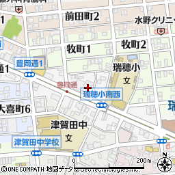 愛知県名古屋市瑞穂区豊岡通2丁目周辺の地図