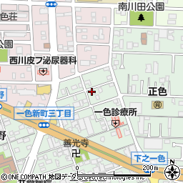 愛知県名古屋市中川区下之一色町（波花）周辺の地図