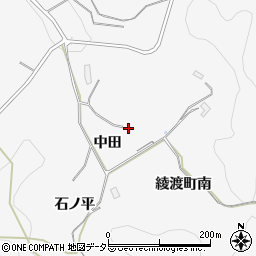 愛知県豊田市綾渡町周辺の地図