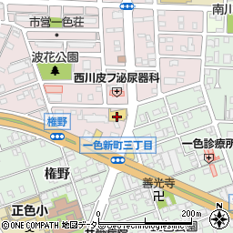 スギ薬局　中川一色新町店周辺の地図