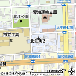 愛知県名古屋市中川区北江町2丁目14周辺の地図