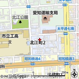 愛知県名古屋市中川区北江町2丁目13周辺の地図