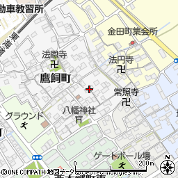 滋賀県近江八幡市鷹飼町1070周辺の地図