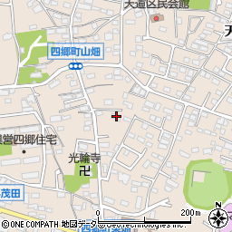 愛知県豊田市四郷町天道45-14周辺の地図