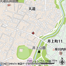 愛知県豊田市四郷町天道46-27周辺の地図