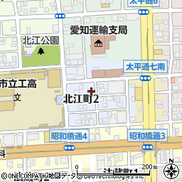 愛知県名古屋市中川区北江町2丁目12周辺の地図