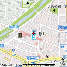 歌志軒　原駅前店周辺の地図