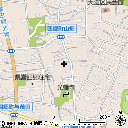 愛知県豊田市四郷町天道59-1周辺の地図