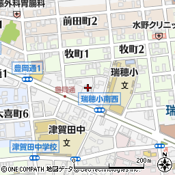 愛知県名古屋市瑞穂区豊岡通2丁目8周辺の地図