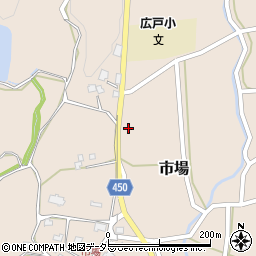 岡山県津山市市場1069周辺の地図