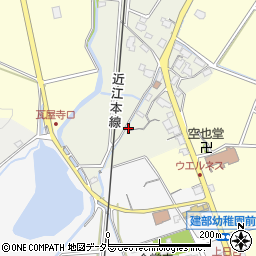 滋賀県東近江市建部下野町385周辺の地図