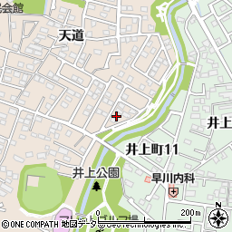 愛知県豊田市四郷町天道46-86周辺の地図