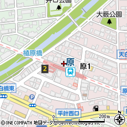 原自転車駐車場管理事務所周辺の地図