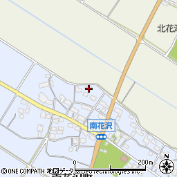 滋賀県東近江市南花沢町602周辺の地図