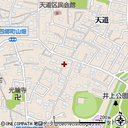 愛知県豊田市四郷町天道45-10周辺の地図