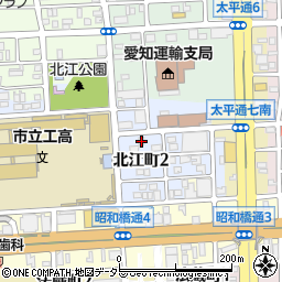 愛知県名古屋市中川区北江町2丁目10周辺の地図