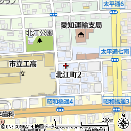 愛知県名古屋市中川区北江町2丁目9周辺の地図