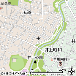 愛知県豊田市四郷町天道46-57周辺の地図