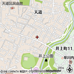 愛知県豊田市四郷町天道46-76周辺の地図