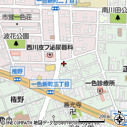 愛知県名古屋市中川区下之一色町波花33-2周辺の地図