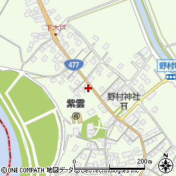 滋賀県近江八幡市野村町791周辺の地図
