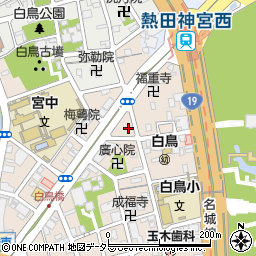 愛知県名古屋市熱田区白鳥2丁目9周辺の地図