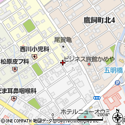 滋賀県近江八幡市鷹飼町1600-1周辺の地図