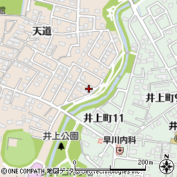 愛知県豊田市四郷町天道46-90周辺の地図