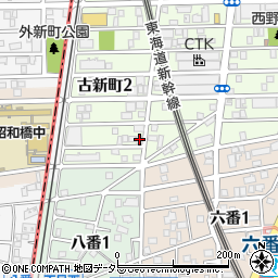 ＵＨ六番町１周辺の地図