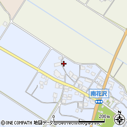 滋賀県東近江市南花沢町627周辺の地図