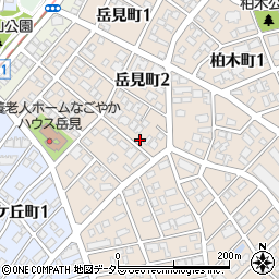 愛知県名古屋市瑞穂区岳見町2丁目22周辺の地図