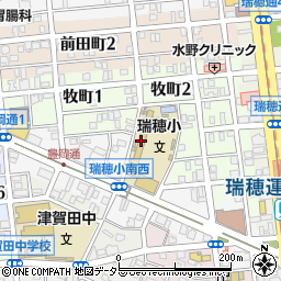 名古屋市立瑞穂小学校周辺の地図