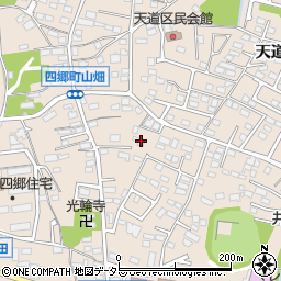 愛知県豊田市四郷町天道45-11周辺の地図