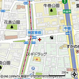 愛知県名古屋市瑞穂区新開町2周辺の地図