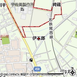 愛知県弥富市五之三町（伊三郎）周辺の地図