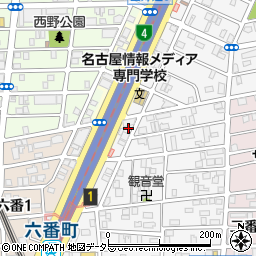 四番町コーポ周辺の地図