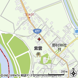 滋賀県近江八幡市野村町790周辺の地図