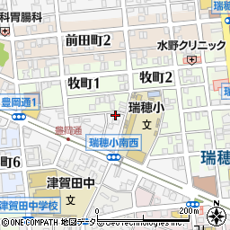 愛知県名古屋市瑞穂区豊岡通2丁目11周辺の地図