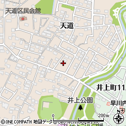愛知県豊田市四郷町天道46-7周辺の地図