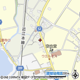 滋賀県東近江市建部下野町402周辺の地図