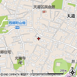 愛知県豊田市四郷町天道45-138周辺の地図