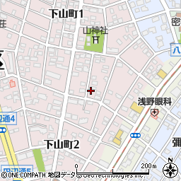 愛知県名古屋市瑞穂区下山町1丁目98周辺の地図