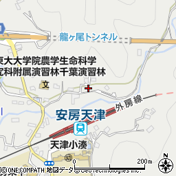 千葉県鴨川市天津781周辺の地図