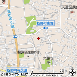 愛知県豊田市四郷町天道75周辺の地図