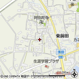 愛知県日進市浅田町西前田51周辺の地図
