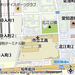 愛知県名古屋市中川区北江町3丁目13周辺の地図